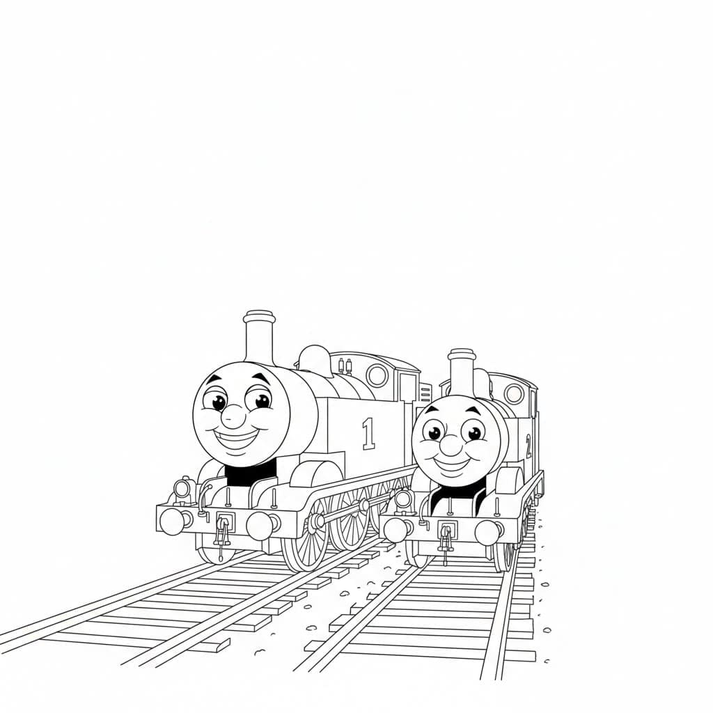 صورة توماس المجانية تلوين