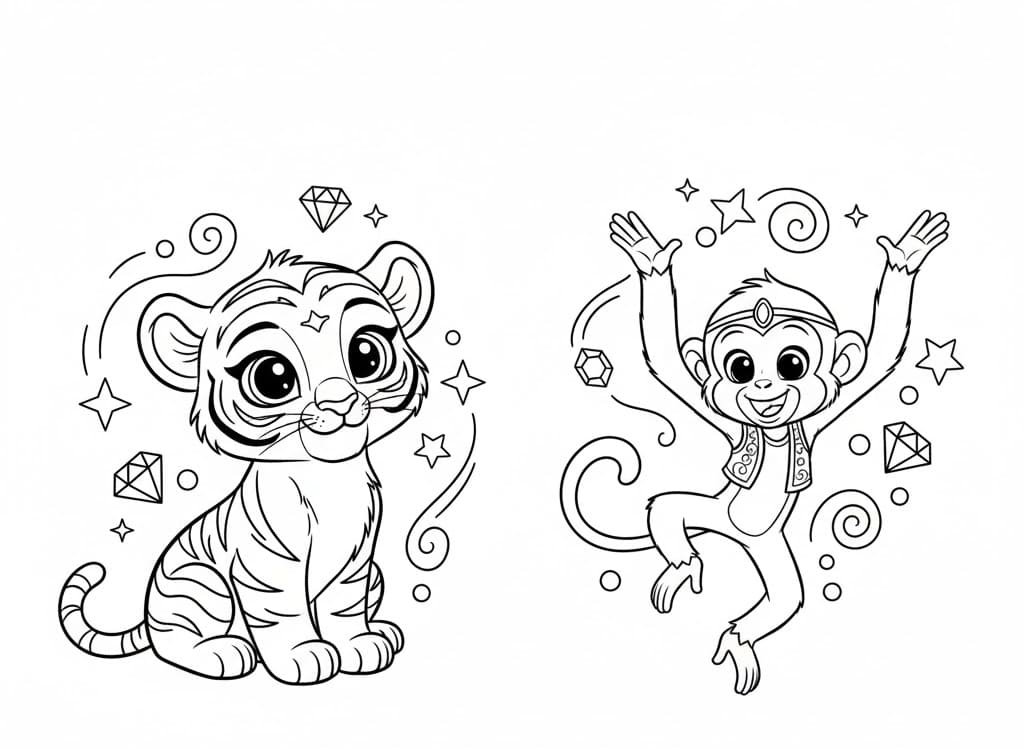 تألقي ولمعي للطباعة للأطفال تلوين