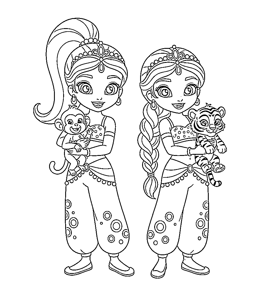 طبعة شيمر آند شاين تلوين