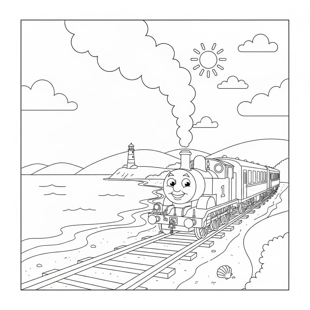 توماس البسيط تلوين