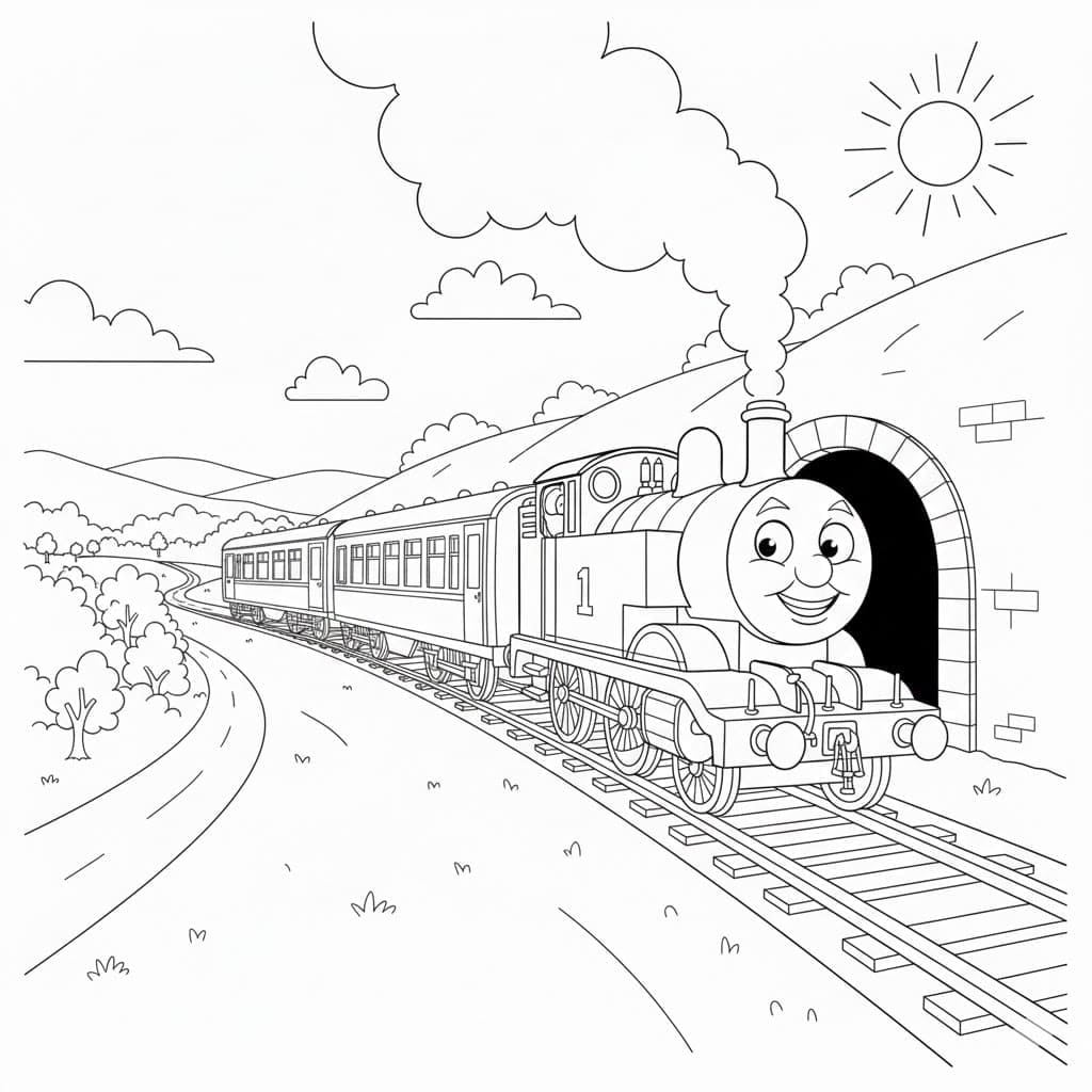 توماس للأطفال تلوين