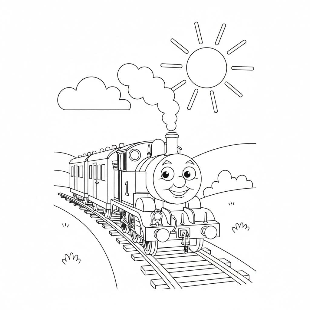 توماس مجاني للأطفال تلوين