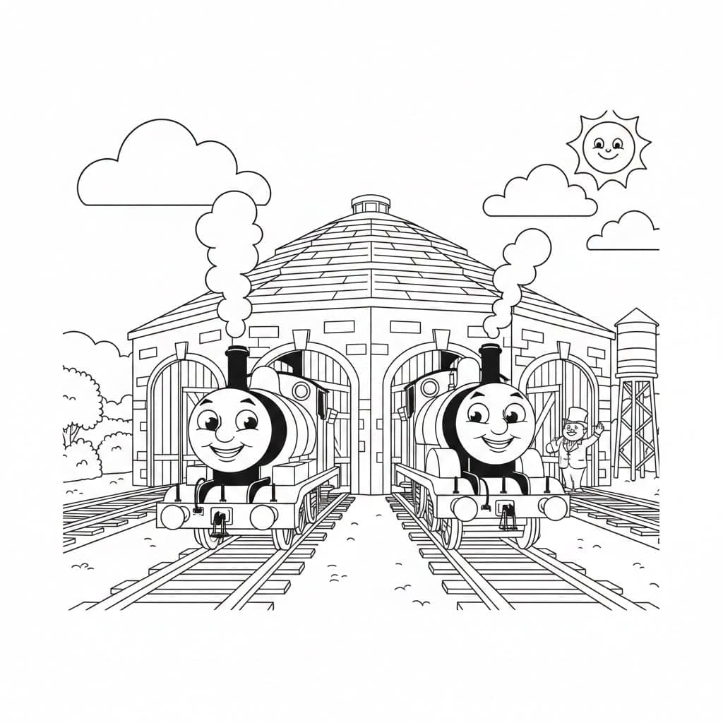 توماس رائع تلوين