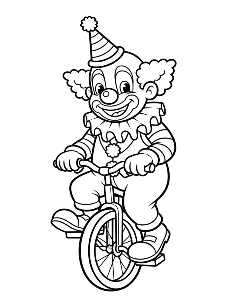 بهلوان الدراجة تلوين