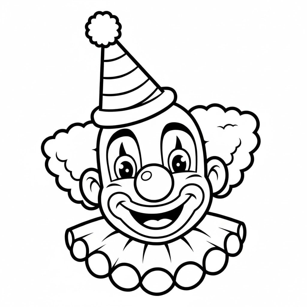 بهلوان مبتسم تلوين