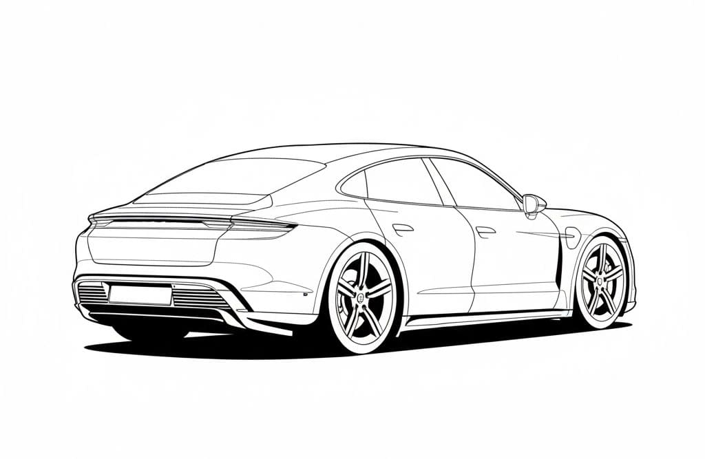 بورش فاخرة تلوين