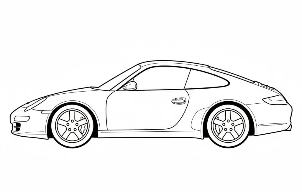 بورش رياضية تلوين