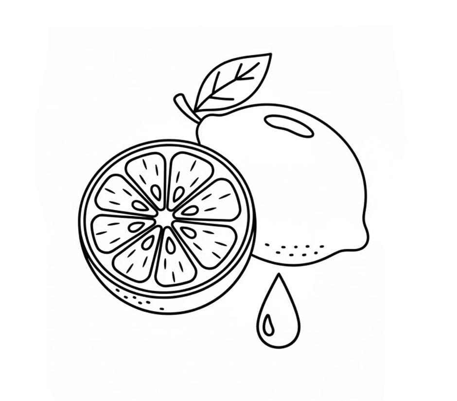 عصرة ليمون تلوين