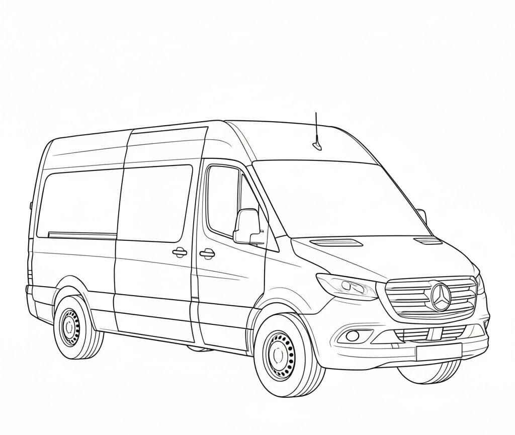 فان مرسيدس بنز تلوين