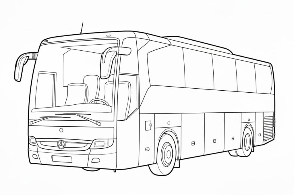 حافلة مرسيدس بنز تلوين