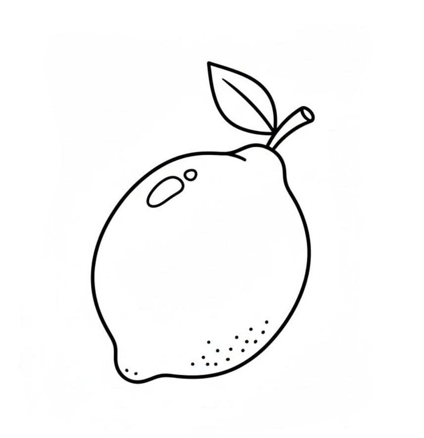 ليمونة كاملة تلوين