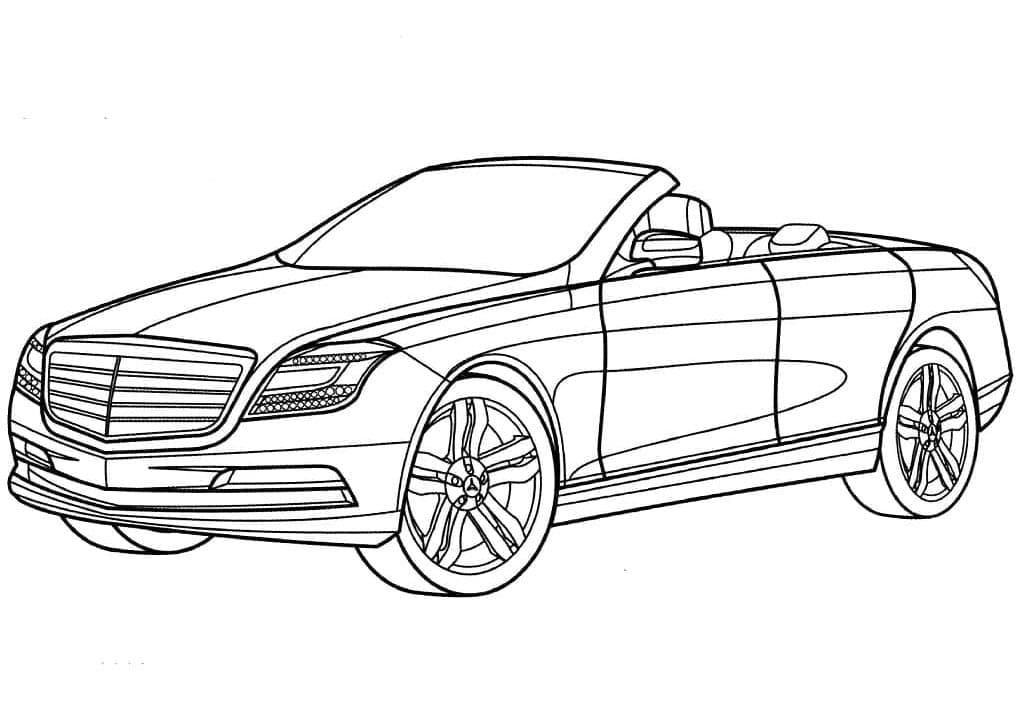 مرسيدس بنز مثالية تلوين
