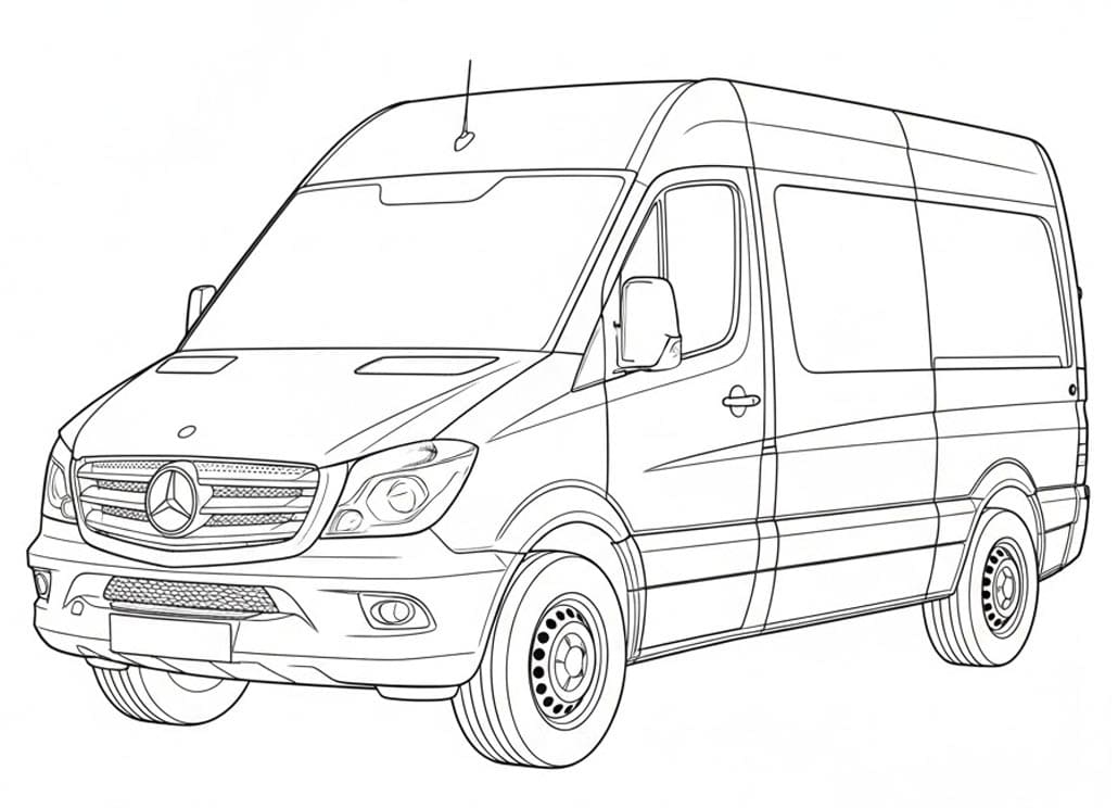 مرسيدس بنز سبرينتر تلوين