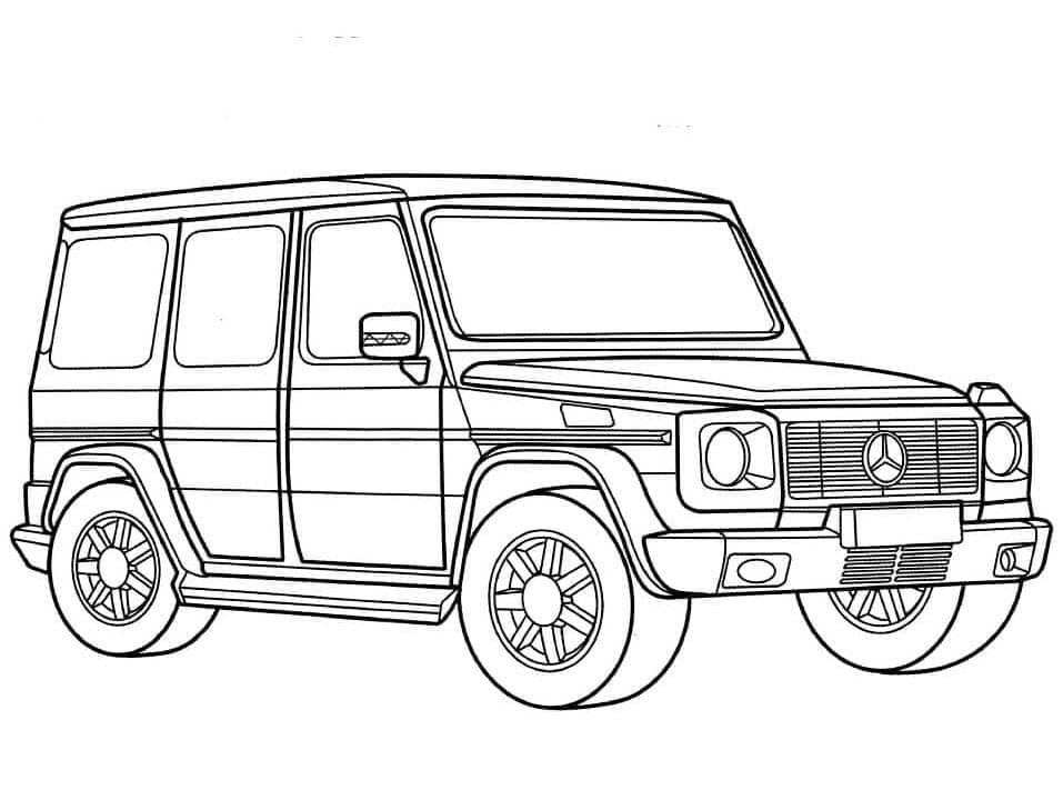 مرسيدس الفئة جي تلوين