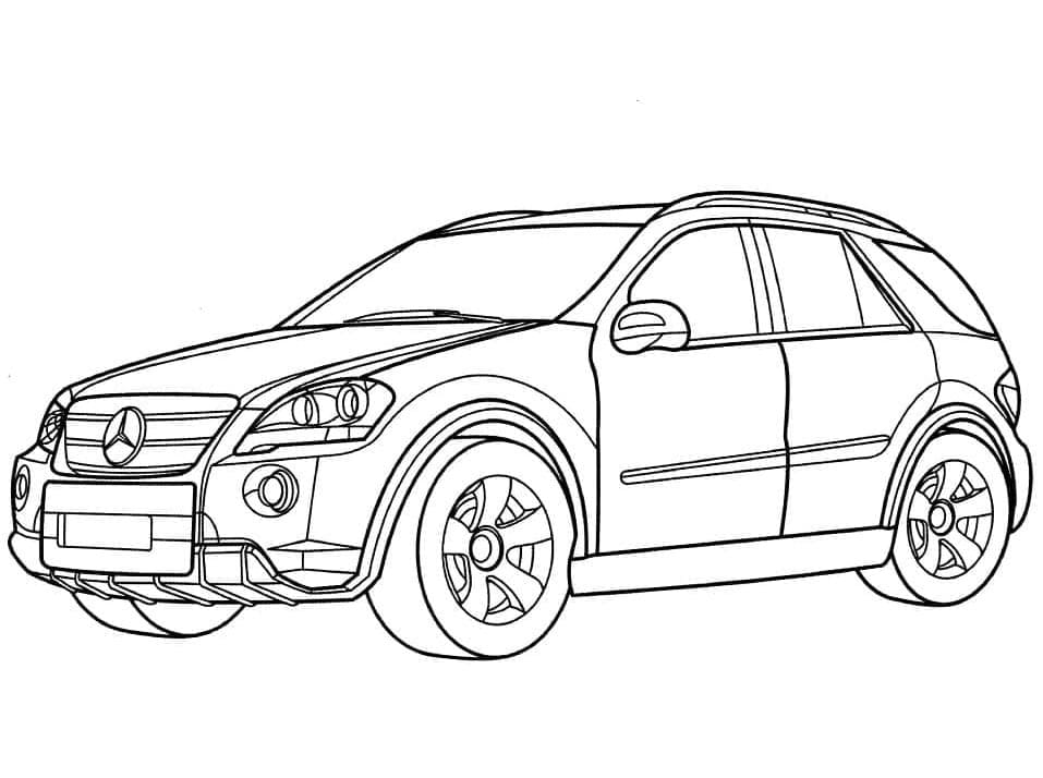 مرسيدس الفئة M تلوين