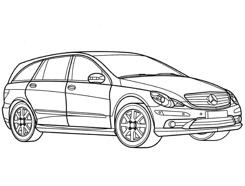 مرسيدس الفئة R تلوين