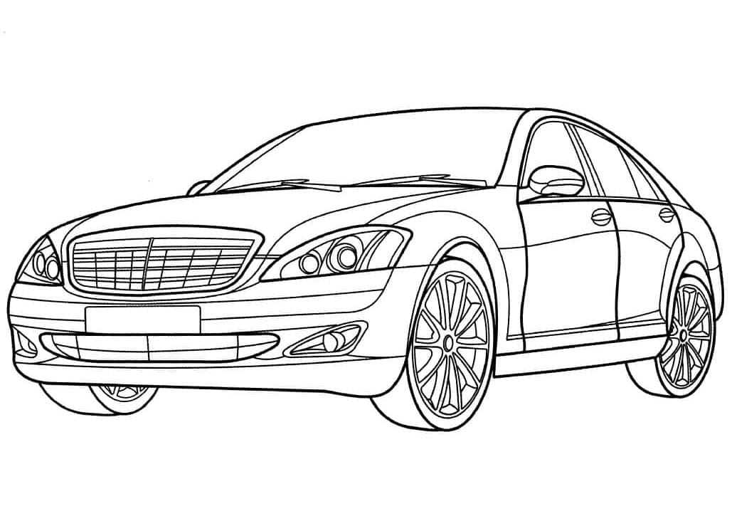 مرسيدس الفئة S تلوين