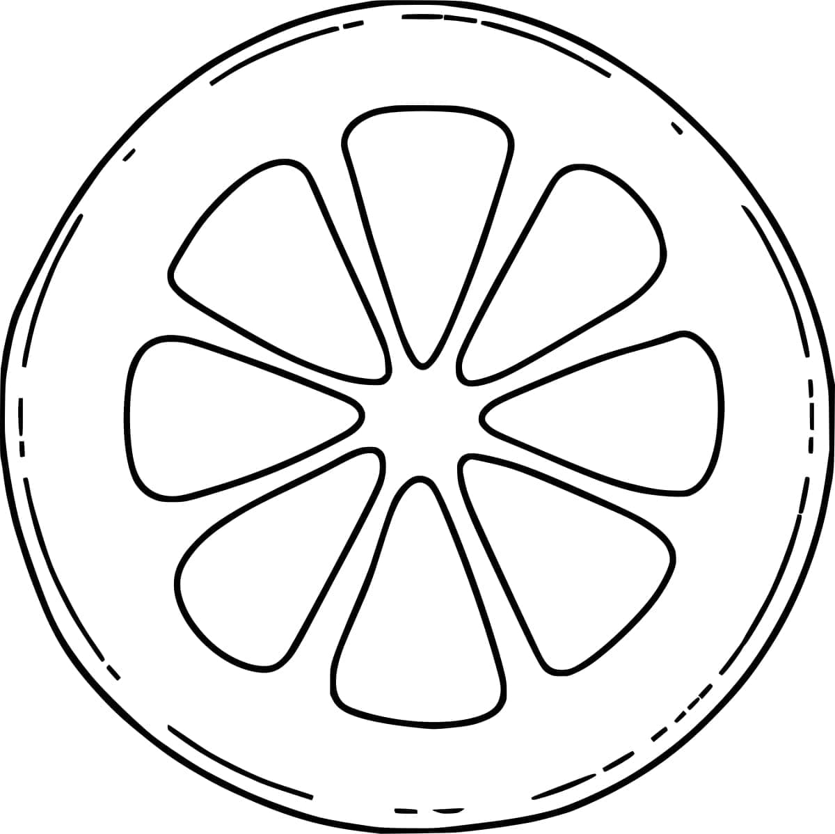 نصف ليمونة مجاناً تلوين