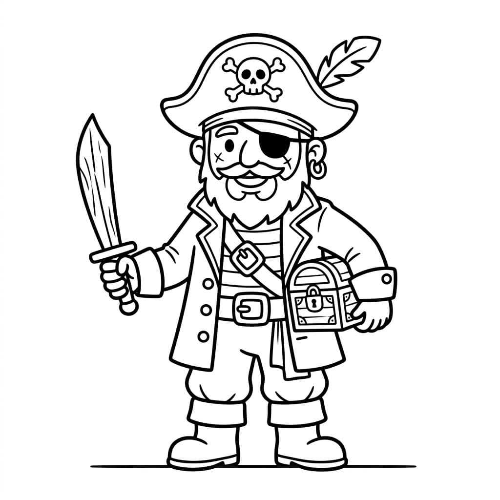 القراصنة تلوين