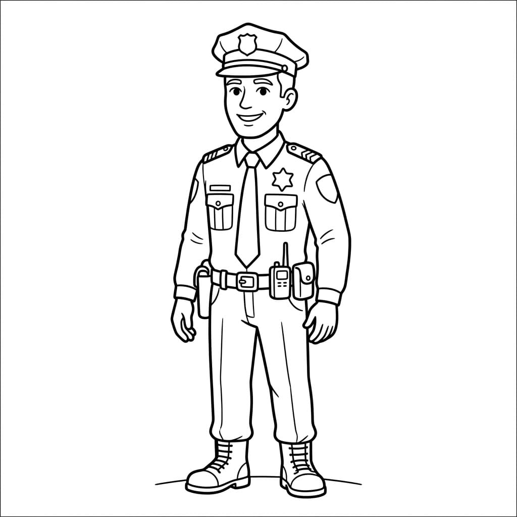 الشرطي الرسمي تلوين