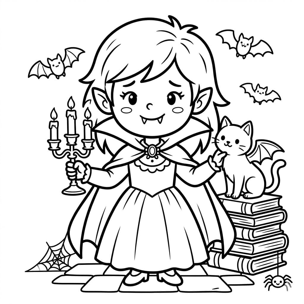 أميرة مصاصة دماء تلوين