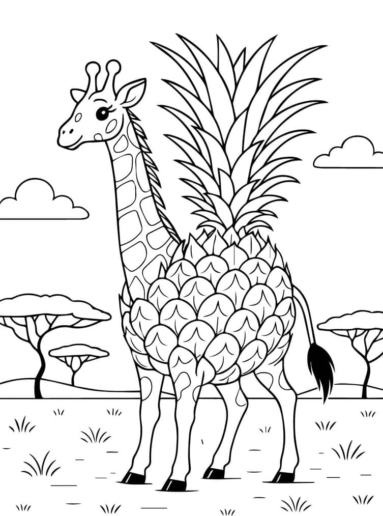 أنانيتو جيرافيني تلوين