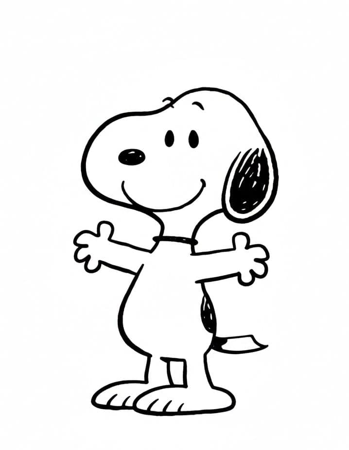 ارسم سنوبي تلوين