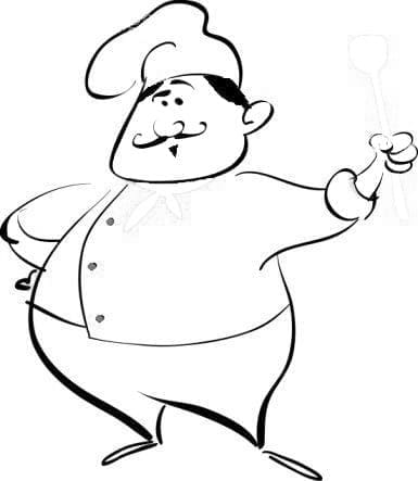 دهون الشيف تلوين