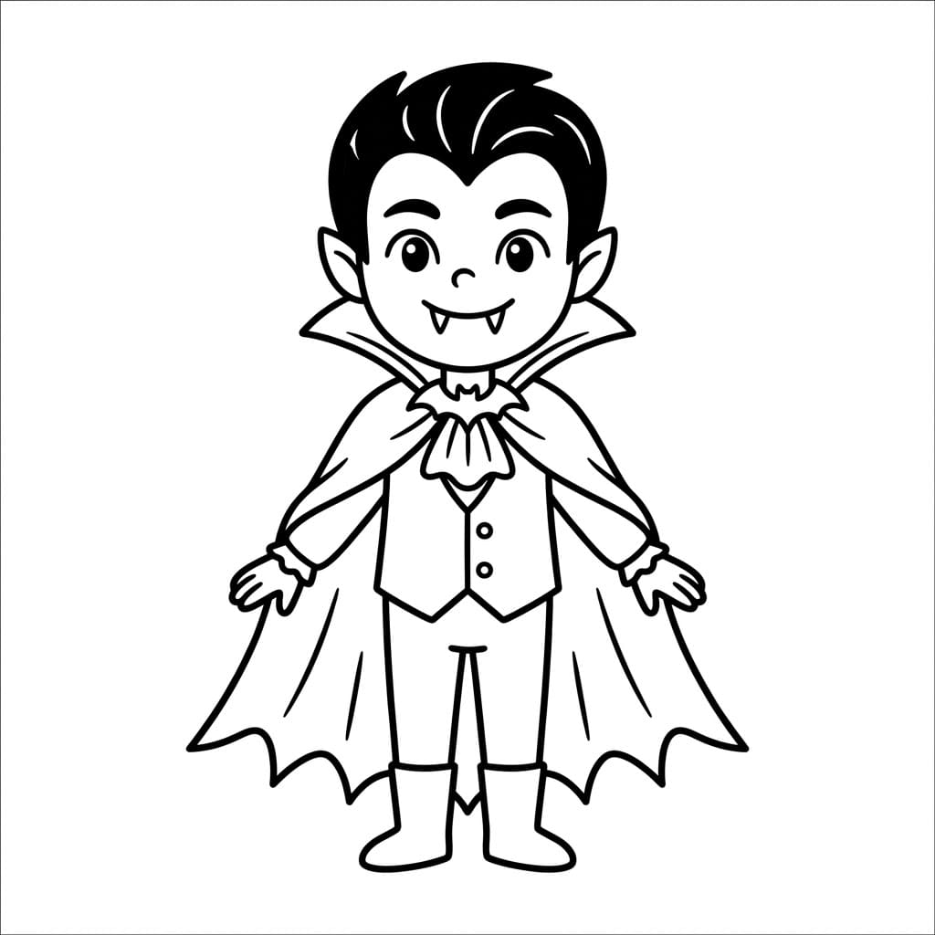 دراكولا الصغير تلوين