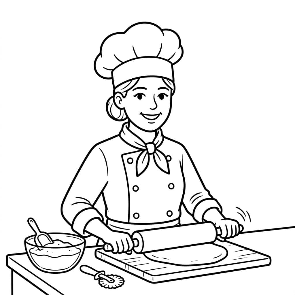 عجين الشيف تلوين