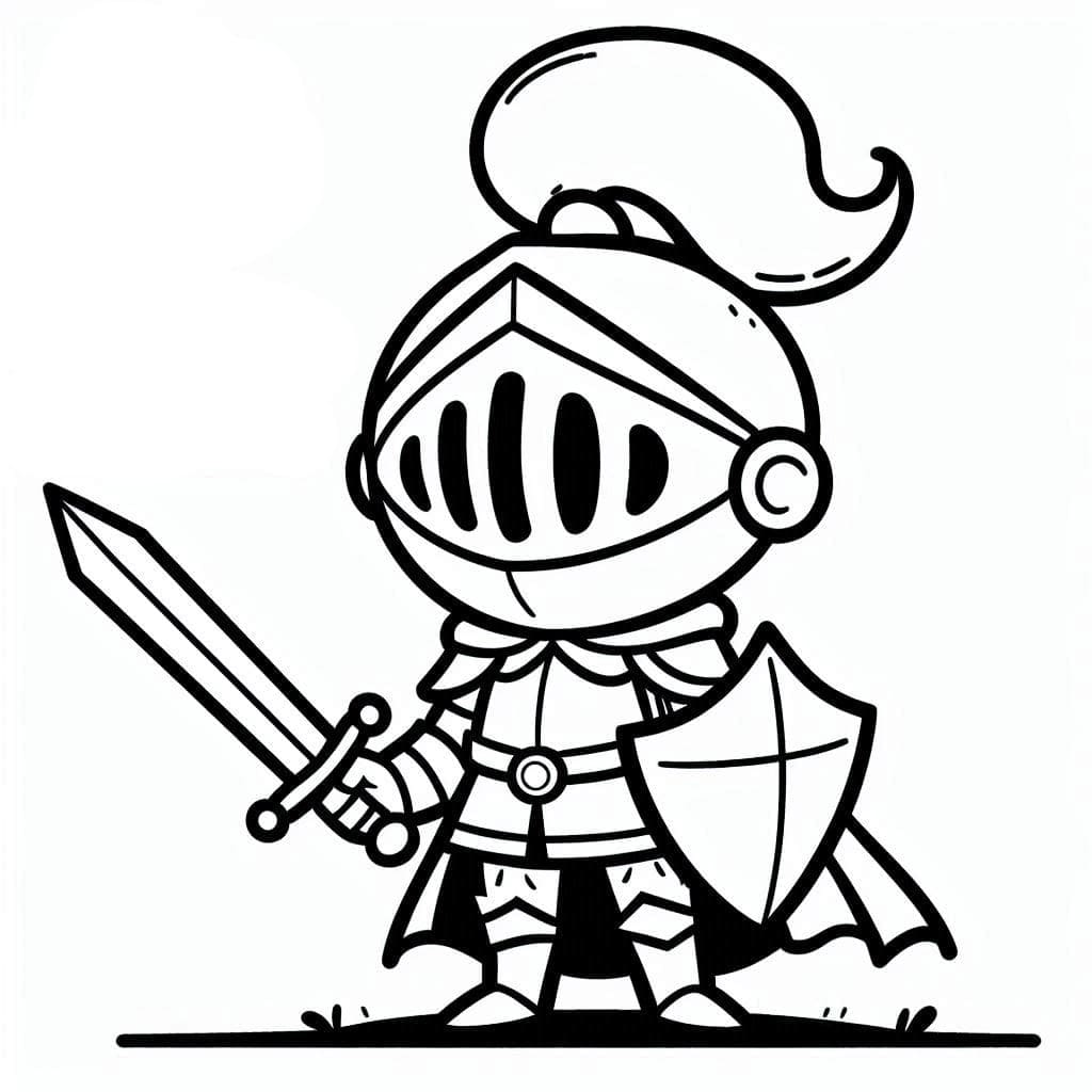 فارس بسيط تلوين