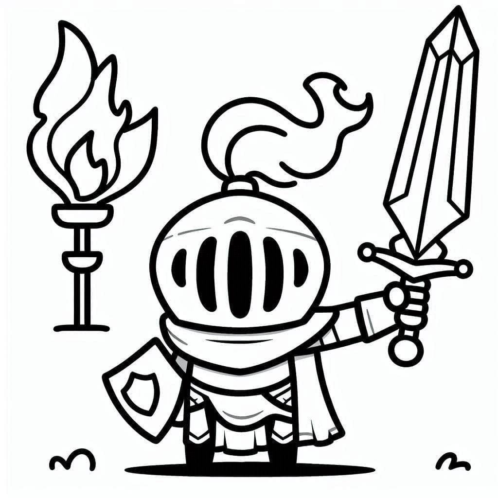 فارس صغير تلوين