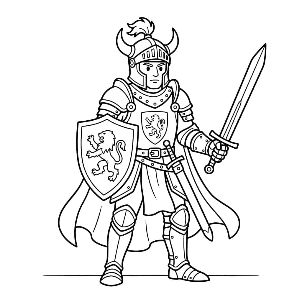 فارسٌ يرتدي عباءة تلوين