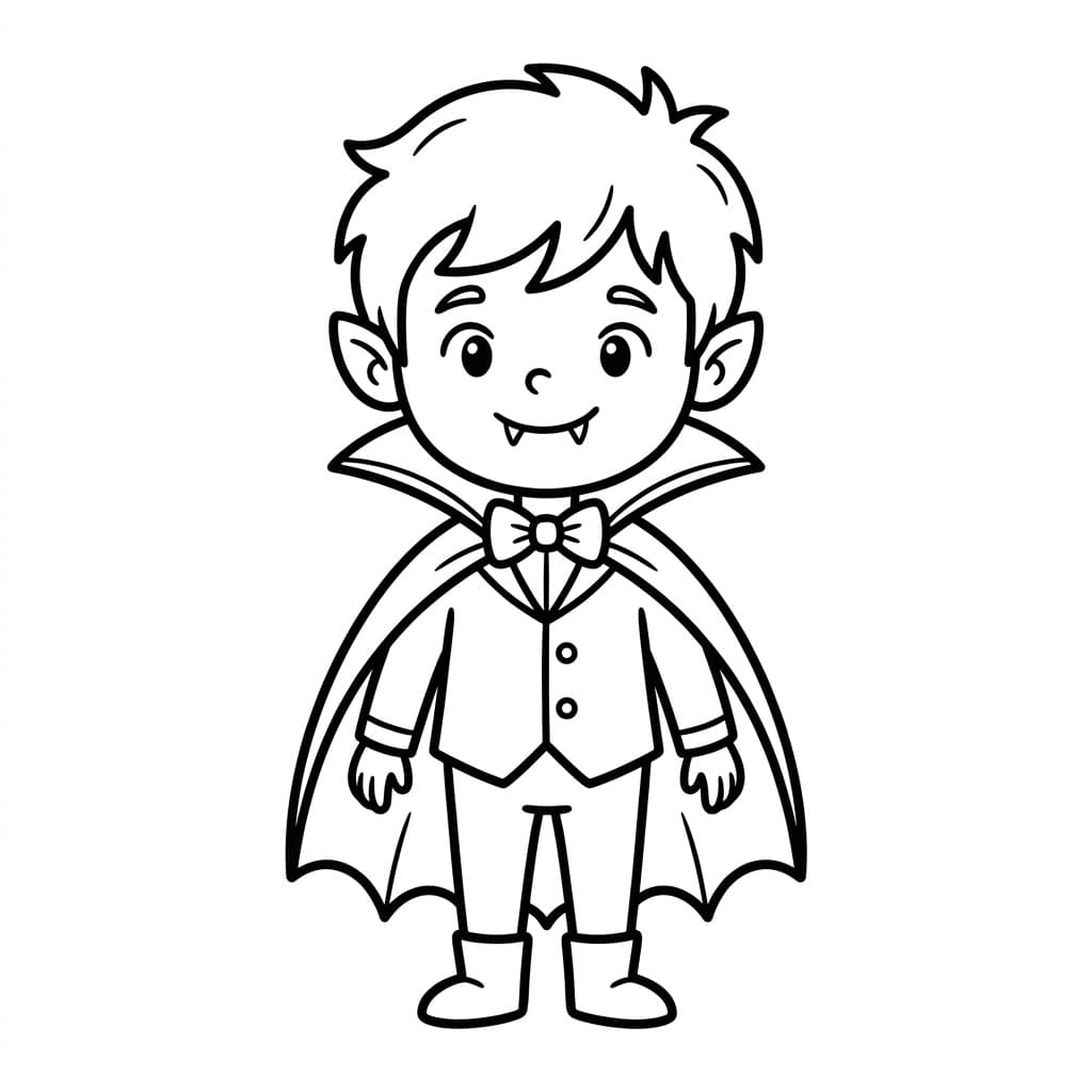 فتى مصاص دماء تلوين