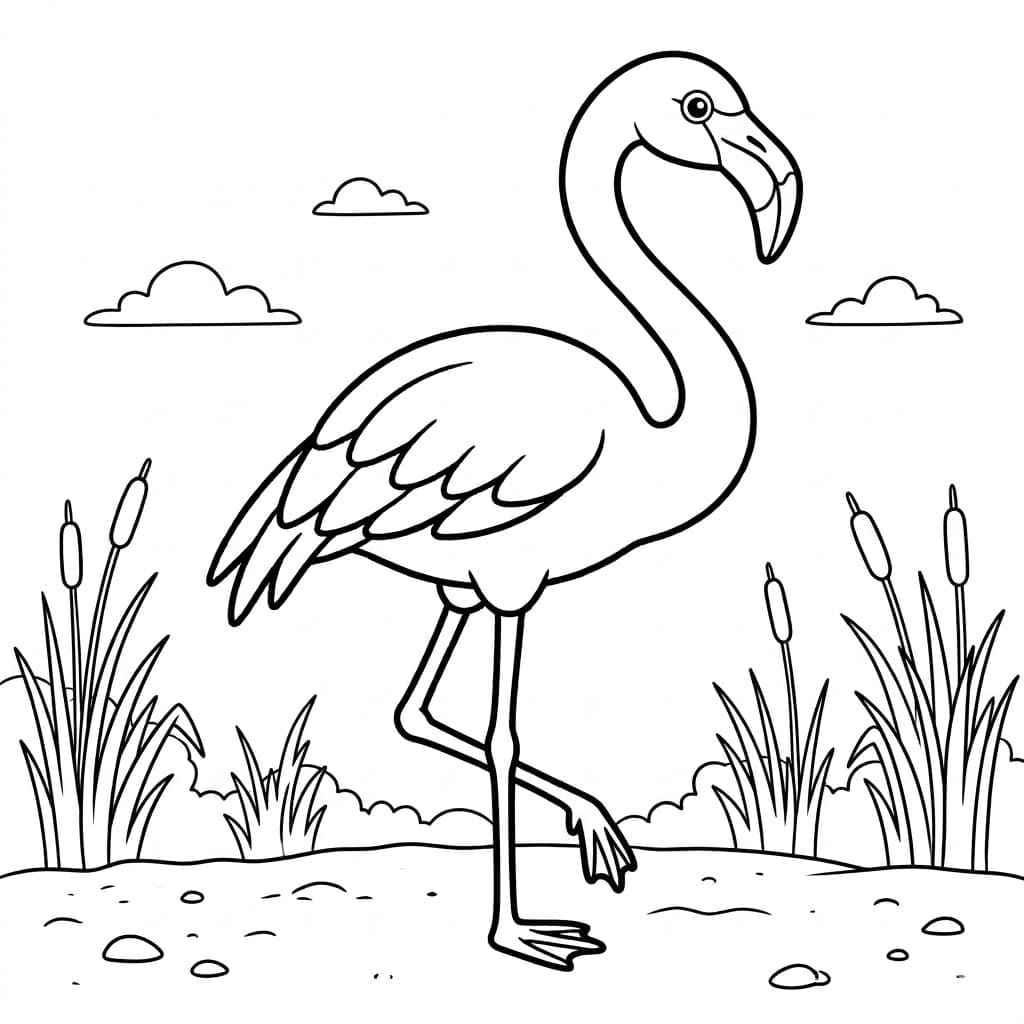 فلامنجو على ستراندينج تلوين
