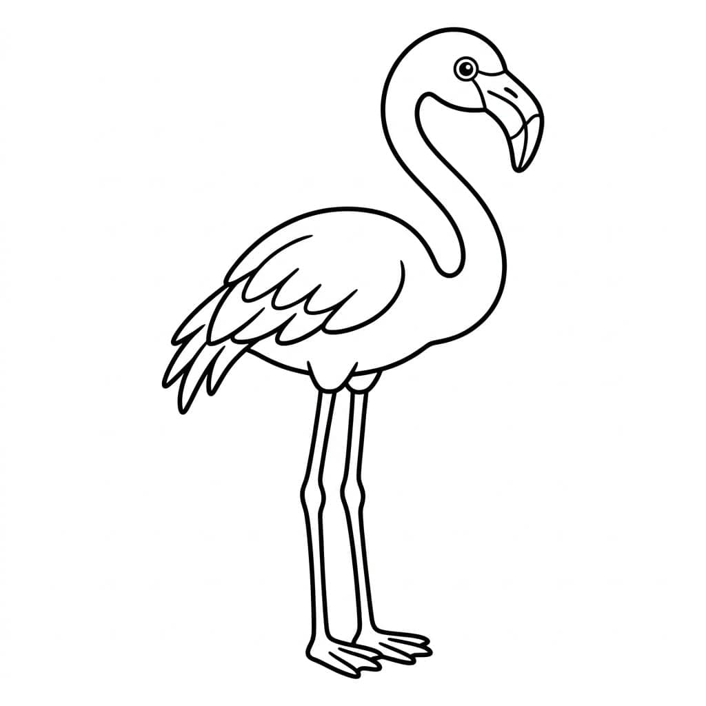 فلامنجو طويل تلوين