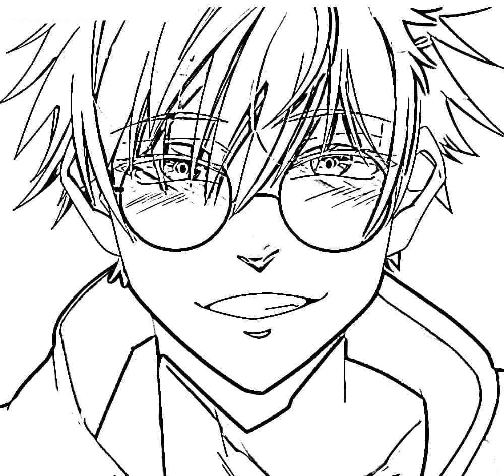 غوجو ساتورو في أنمي جوجوتسو كايسن تلوين