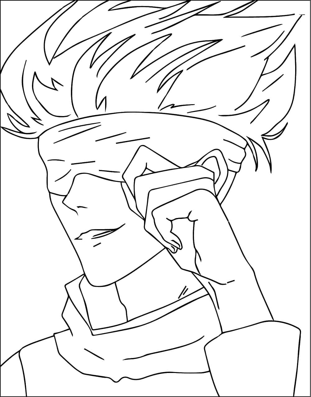 غوجو ساتورو رائع تلوين