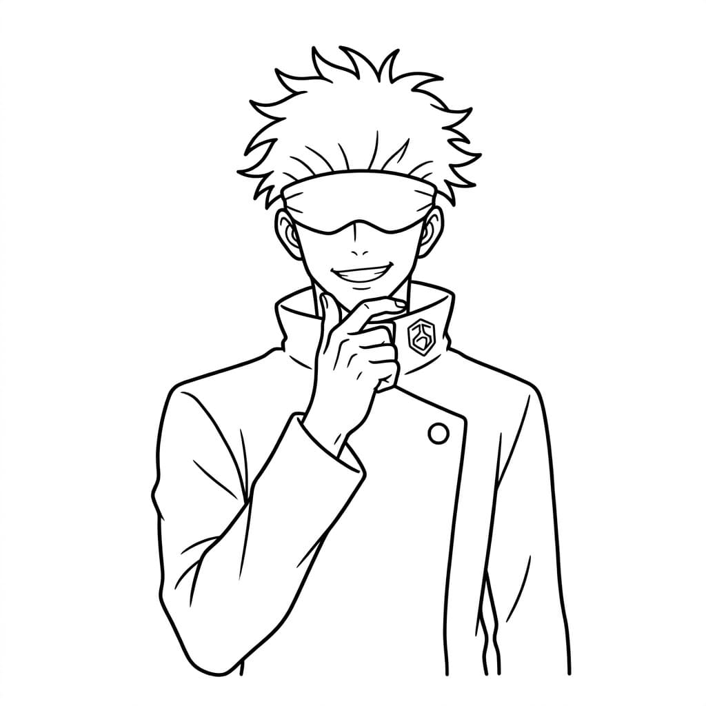 غوجو ساتورو تلوين