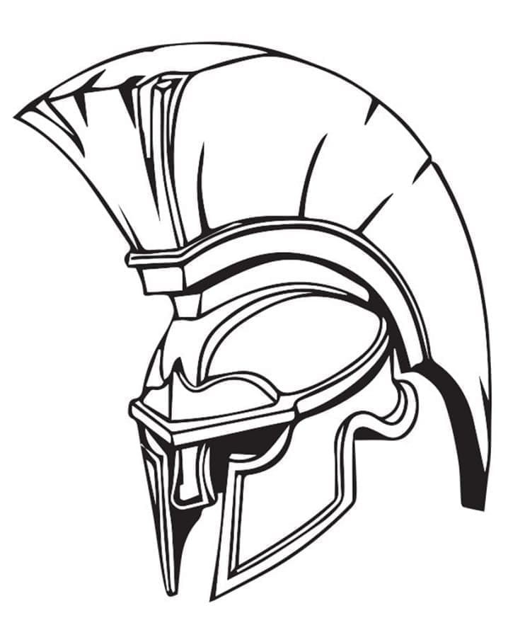 خوذة الفارس تلوين