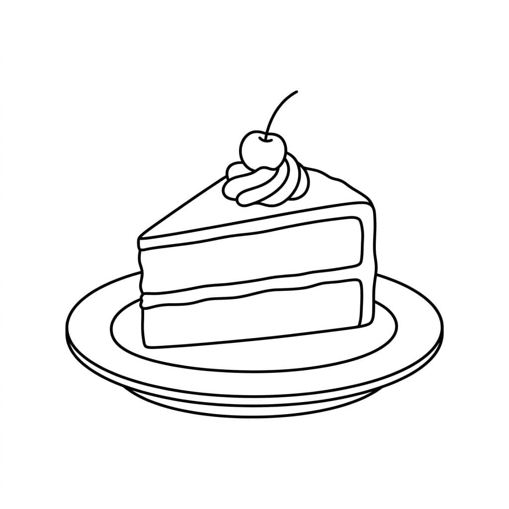 كعكة تلوين