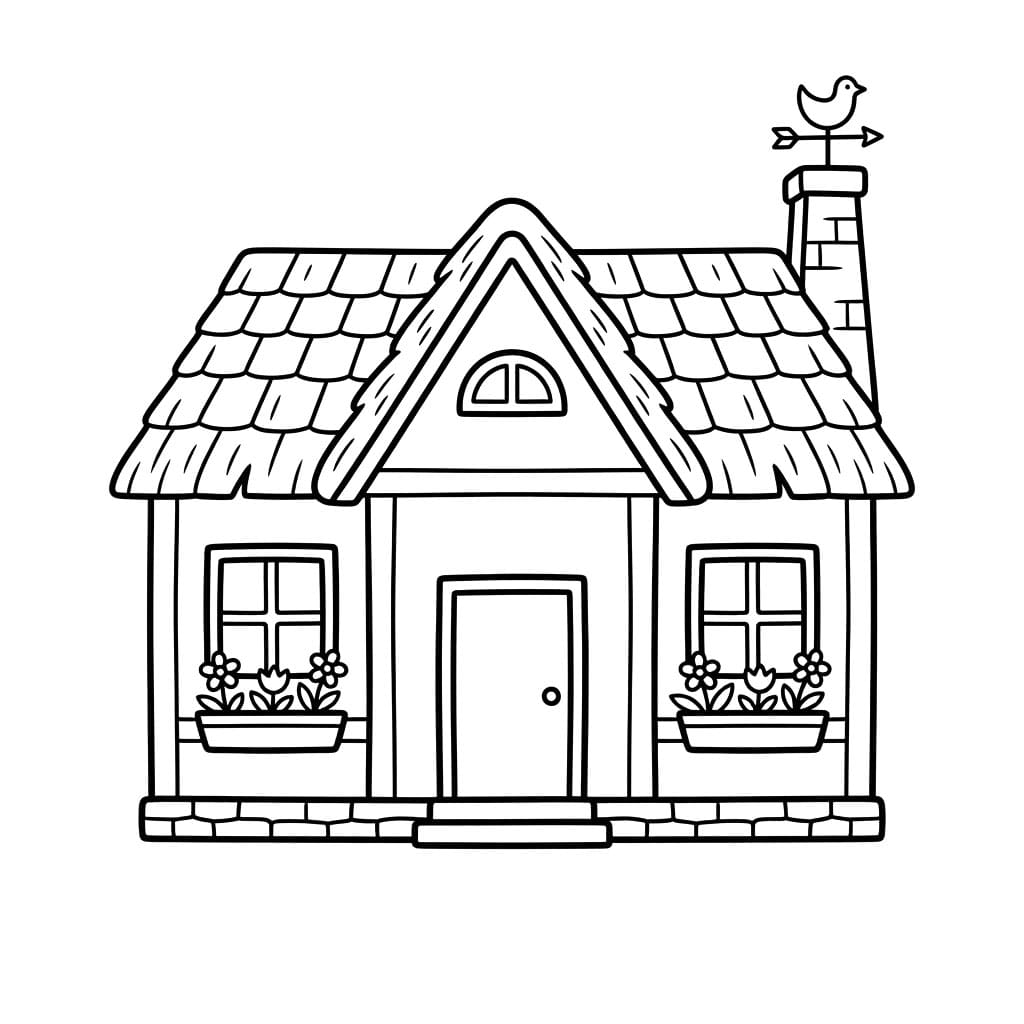 منزل مجاني تلوين