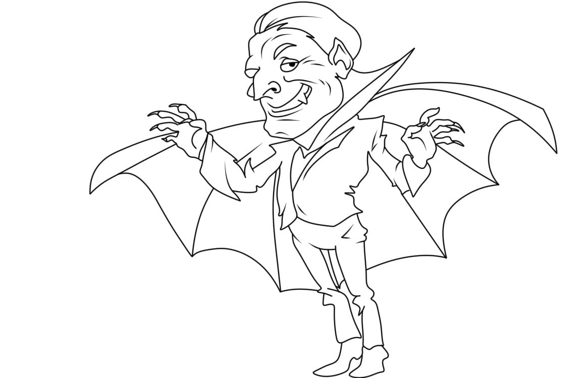 مصاص دماء بسيط تلوين