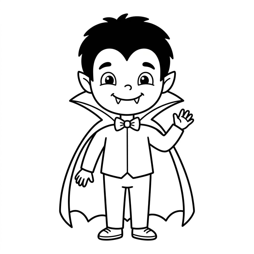 مصاص دماء لطيف تلوين