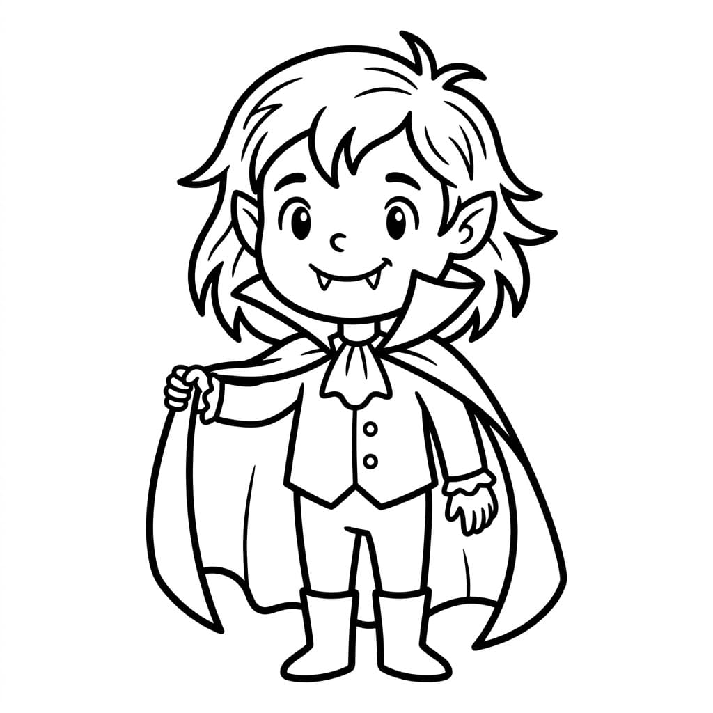 مصاص دماء يخرج من التابوت تلوين