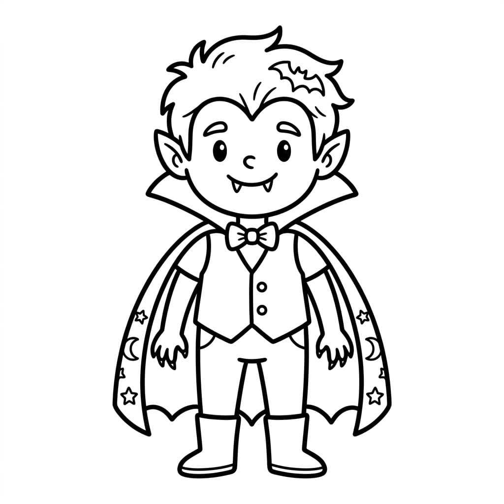 مصاص دماء صغير تلوين