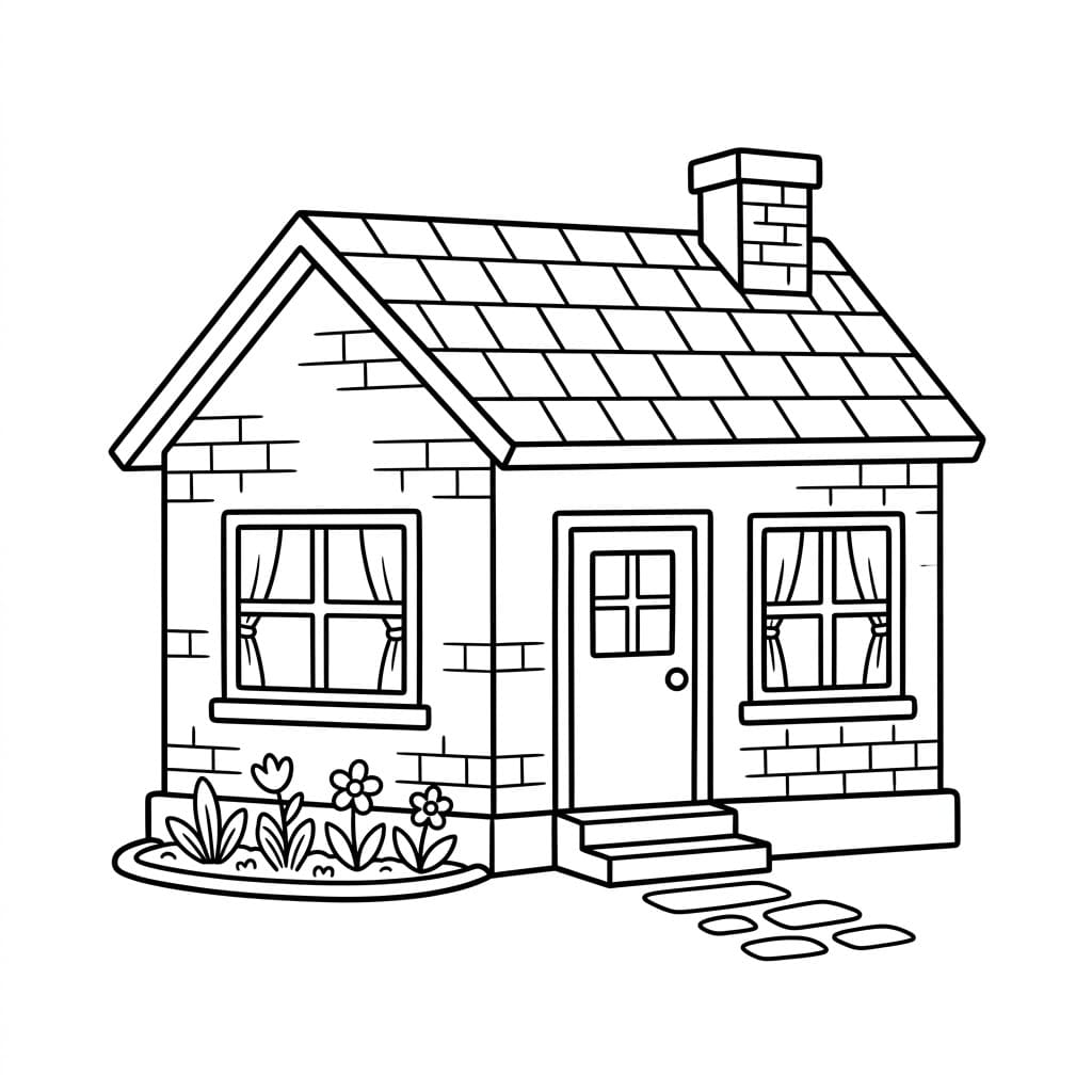 منزل دافئ تلوين