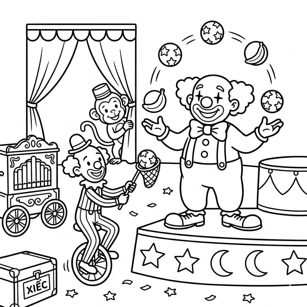 مهرج مرح تلوين