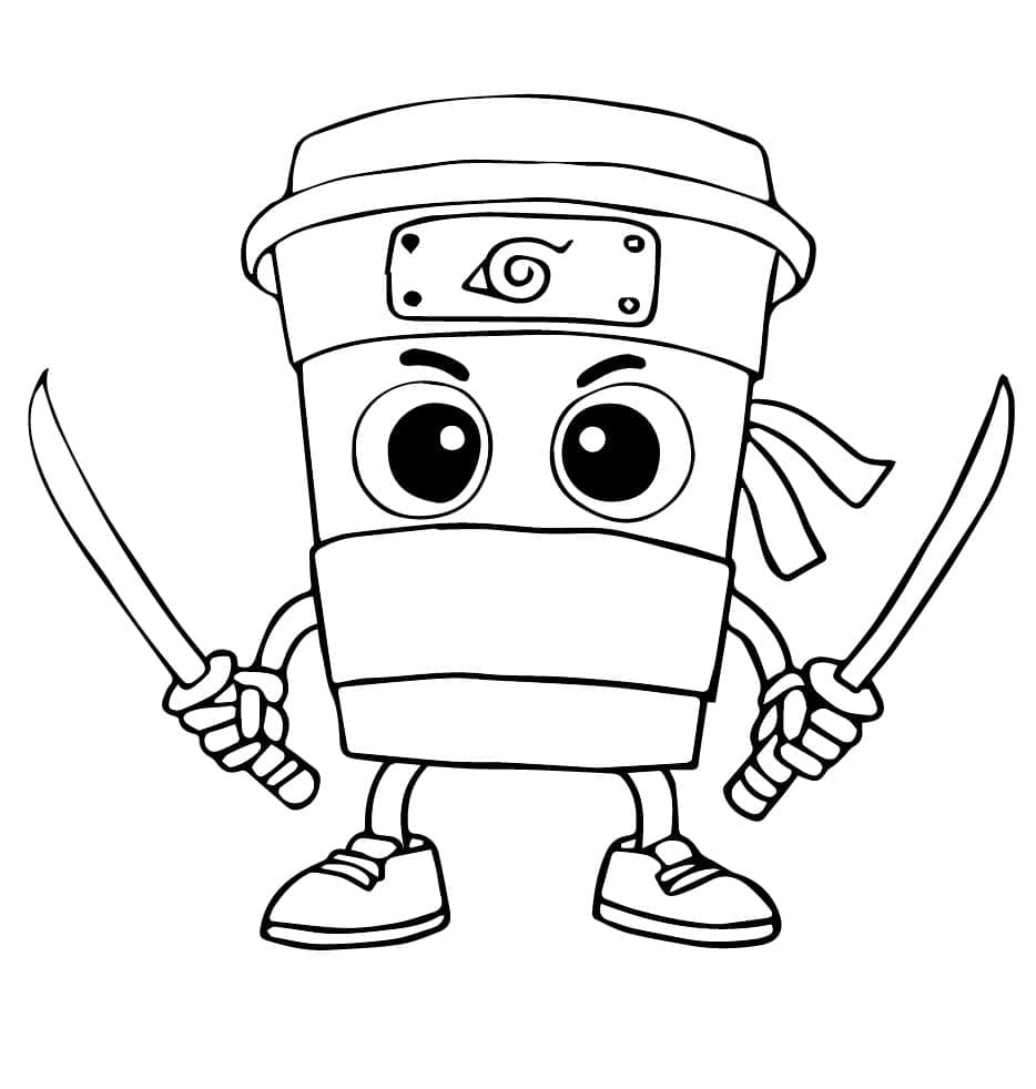 قهوة الكابتشينو القاتلة تلوين