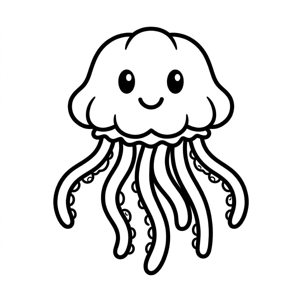 قنديل البحر المرح تلوين